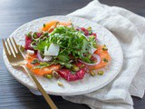 Citrus Salad with Arugula and Truffle Lemon Dressing