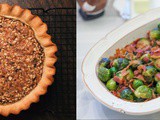 Holiday Recipes: Maple Brown Sugar Walnut Pie & Maple-Glazed Brussels Sprouts
