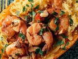 Lemon Garlic Shrimp w/ Spaghetti Squash