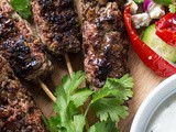 Mediterranean Beef Kebabs w/ Tzatziki