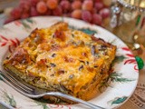 Mushroom, Ham and Cheese Strata: Best Brunch Casserole. ever