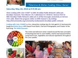 New episode of Cooking with Color 4 Kids® airing on cable tv May 24 at 9 am est in nyc