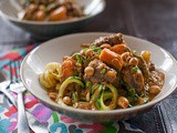 Red Beef Curry with Zucchini Noodles