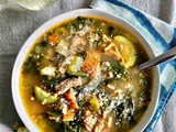 Sausage, Kale and Veggie Soup {Low Carb / Keto}