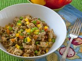 Savory Sauteed Chicken and Veggie Rice