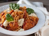 Summer in a Bowl: Vodka Cream Sauce Pasta w/ Fresh Basil, Mozzarella & Sundried Tomatoes