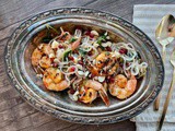 Sweet + Spicy Shrimp Noodle Salad
