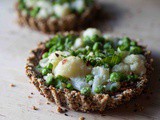 Veggie, Bacon & Cheese Tarts in a Toasted Quinoa Crust