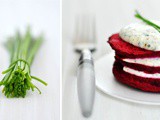 Gluten free beet and quinoa pancake