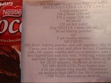 Chocolate cake (Nestlé Cocoa Recipe)
