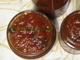 Chutney  μήλων με μέντα