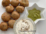 Farari bateta vada (Gluten free crispy potato rolls)