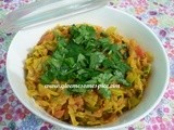 Green Cabbage Curry (Kobi nu shak)
