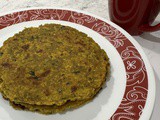 Gujarati Theplas with Paneer, Methi and Sesame Seeds