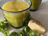 Kale and Orange Juice with Ginger