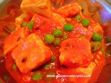 Mutter Paneer curry (Paneer with green peas)