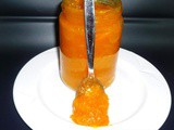 Saffron flavoured mango jam