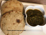 Spinach and Aubergine Mash curry