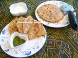 Stuffed Parathas with Quinoa, vegetables and nuts