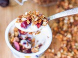 8 Ingredient Vegan Almond and Coconut Granola {Gluten-Free} with Silk Dairy Free Yogurt Alternative