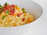 Acorn Squash Risotto with Bacon