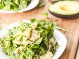 Artichoke, Avocado and Alfalfa Salad {Gluten-Free, Vegan}
