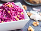 Beet Salad with Walnuts and Garlic {gf, df}