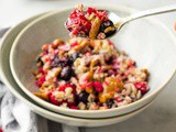 Berry Oatmeal and Plant Based Meal Prep Recipes {Gluten Free, Vegan}