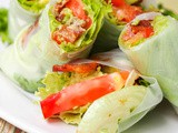 Blt Summer Rolls with Avocado {gf, df}