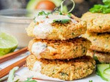 Chickpea and Hearts of Palm Asian Tuna Cakes with Kimchi Mayo Aioli {gf, df}