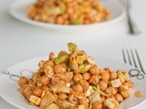 Chickpea Salad with Artichokes and Pesto