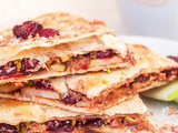 Cranberry, Pistachio and Coconut Dessert Quesadilla {gf, Vegan}