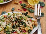 Crunchy Kale and Cranberry Quinoa Salad {Gluten-Free, Vegan}