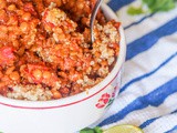 Dry Lentil Stew with Sausage and Squash {gf, df}