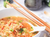 Egg Drop Soup with Zucchini and Daikon Noodles {gf, df} + Giveaway
