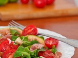 Fig, Prosciutto, Blue Cheese and Tomato Salad {Gluten-Free}