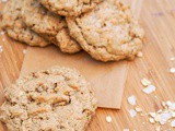 Gluten Free Oatmeal Cookies with Almond Butter and Coconut