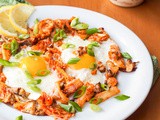 Kimchi Egg Skillet with Oyster Mushrooms {Gluten-Free, Dairy-Free}