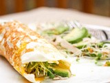 Low Carb Breakfast Egg Crepes with Avocados {Gluten-Free, Dairy-Free}