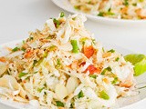 Napa Cabbage Almond Chicken Salad