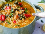 Panera Broth Bowl with Lentils, Quinoa and Veggies {gf, Vegan}