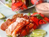 Paprika Broiled Lobster Tails with Sriracha Aioli {gf, df}