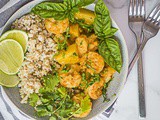 Pineapple Curry with Shrimp {gf, df}