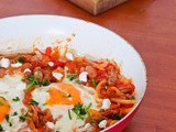 Pulled Pork Breakfast Egg Skillet {Gluten-Free, Dairy-Free}