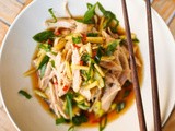 Shredded Chicken with Asian Ginger Sauce {Gluten-Free, Dairy-Free}