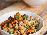Sweet Potato and Chickpea Salad {Gluten-Free, Vegan}
