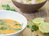 Thai Red Lentil Soup {Gluten-Free, Vegan}