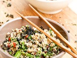 Vegan Asian Quinoa Veggie Bowls {Gluten-Free}