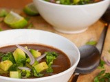 Vegan Black Bean Soup {Gluten-Free}