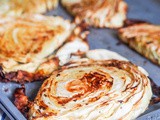 Vegan Cabbage Steaks with Tahini Sauce